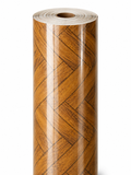 Linoleum Lucios Tip Parchet (Maron / Gri)