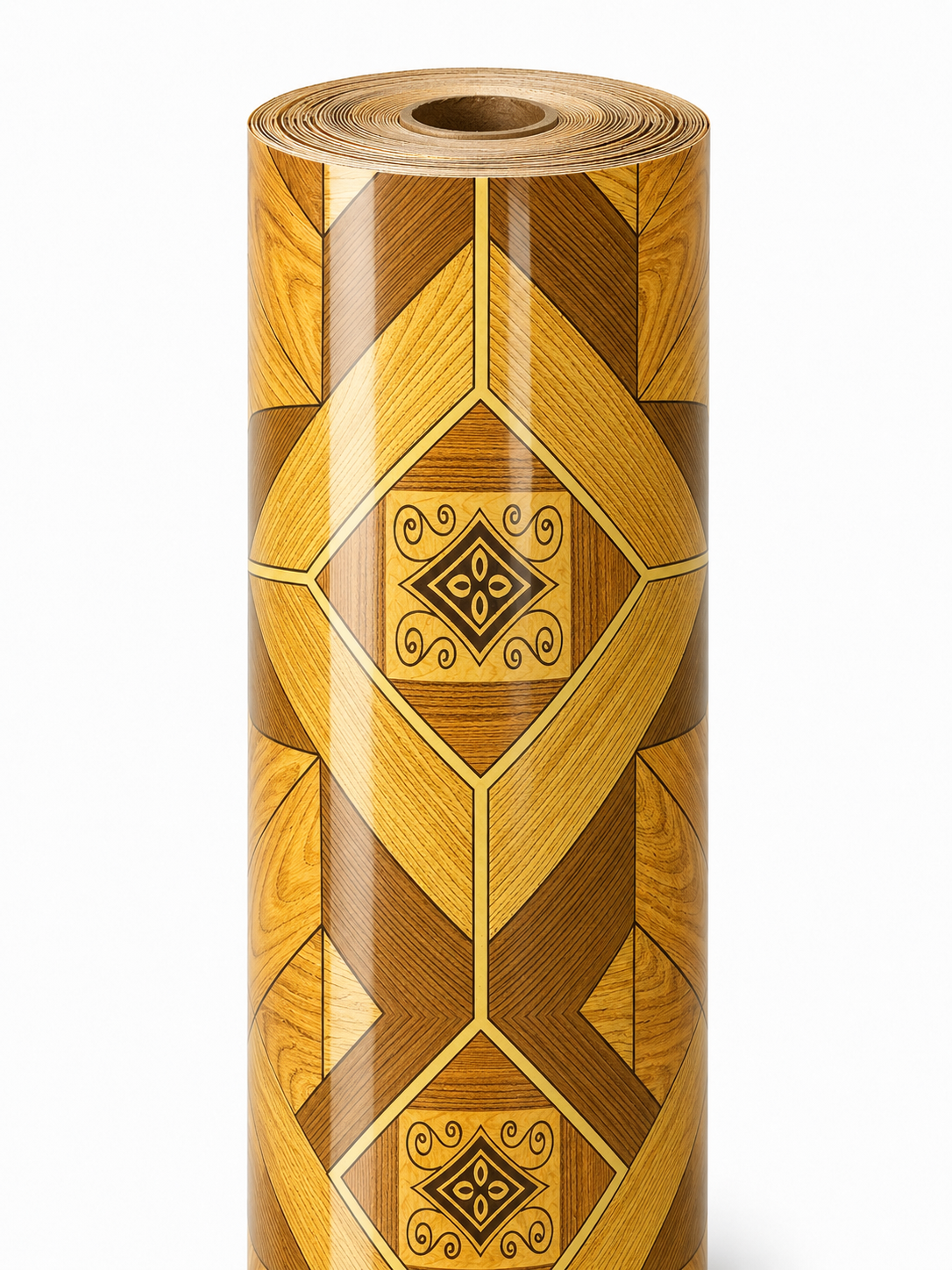 Linoleum Lucios Tip Parchet (Maron)